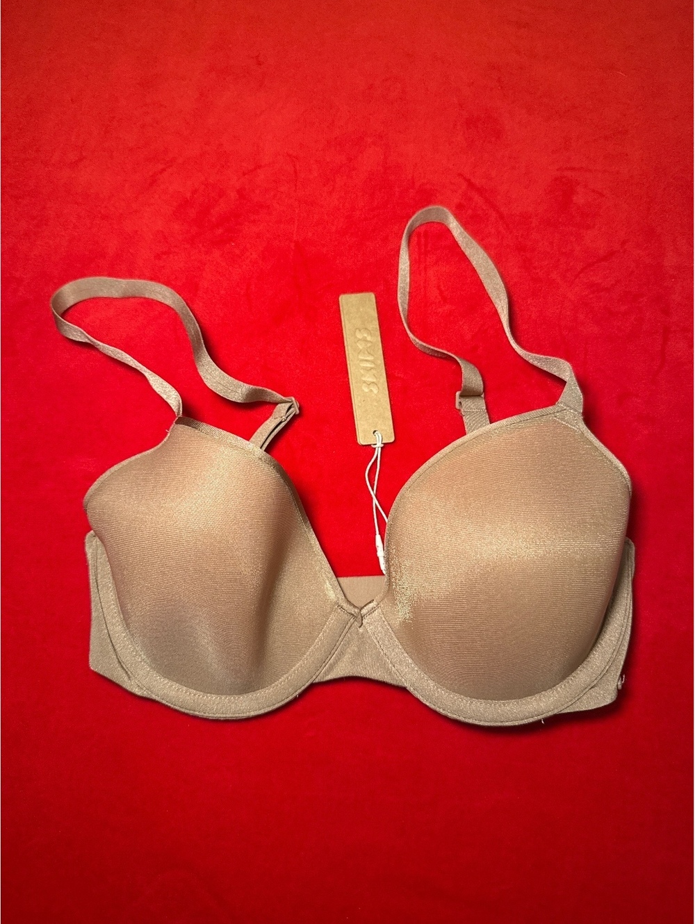 Skims Weightless Demi Bra Color Sienna Size 30D